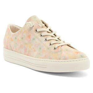 NWT $440 Paul Green Hadley Platform LEATHER Sneaker SUNFLOWER MULTI 8 (TE11)